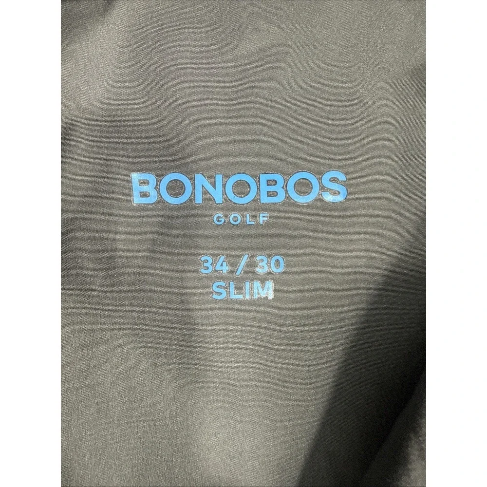 Bonobos Golf‎ Slim Fit Pants Mens 34 x 30 Gray Chino Stretch Casual Athleisure